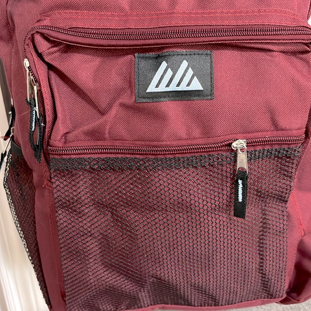 Summit Ridge cranberry colored backpack, NWT. - Picture 4 of 10